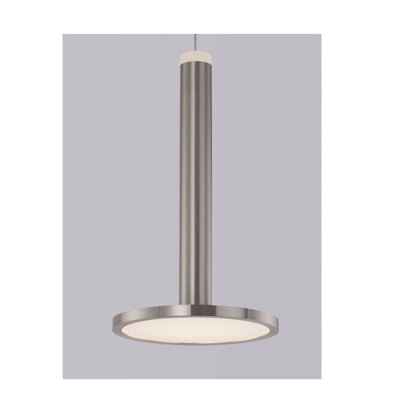 Matt ezüstszínű fém LED függőlámpa ø 15 cm Palencia – Nova Luce-image-4