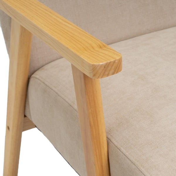 Bézs zsenília fotel Vintage – Casa Selección-image-1