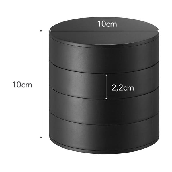 Tower fekete ékszertartó doboz - YAMAZAKI-image-4