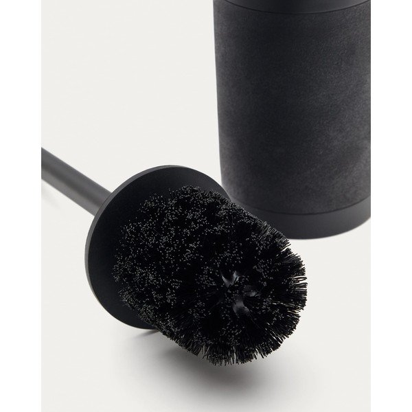 Fekete poligyanta WC-kefe Sisel – Kave Home-image-2