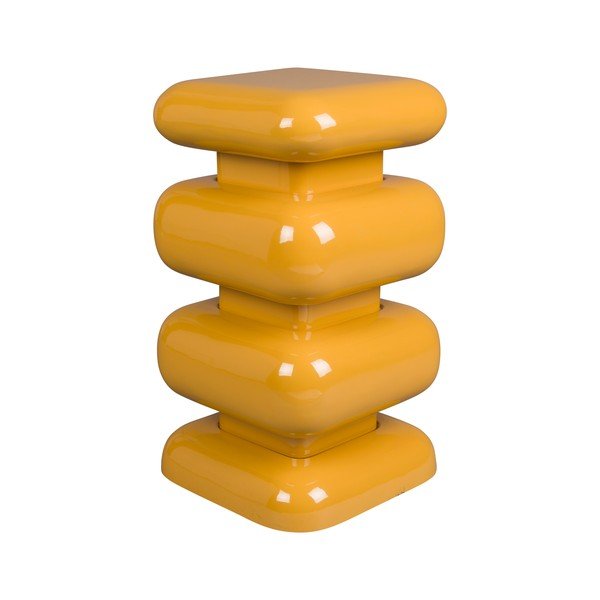 Fém tárolóasztal 29x29 cm Stubby – Dutchbone