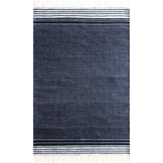 Civil sötétkék kétoldalas kültéri szőnyeg újrahasznosított műanyagból, 120 x 180 cm - Green Decore