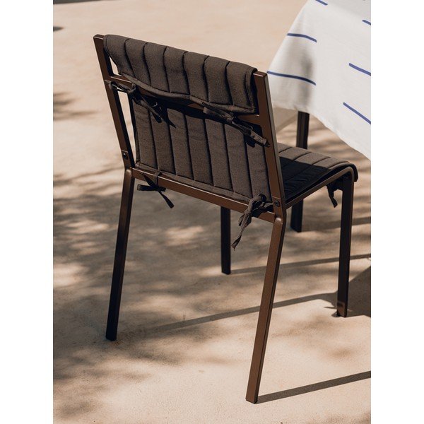 Sötétbarna fém kerti szék Oto – noo.ma-image-4