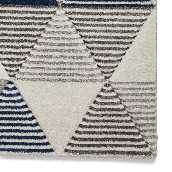 Brooklyn Geo kék-szürke szőnyeg, 160 x 220 cm - Think Rugs-image-4