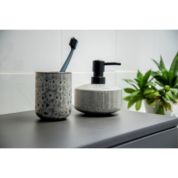 Oviedo szürke kerámia fogkefetartó pohár - Wenko-image-4