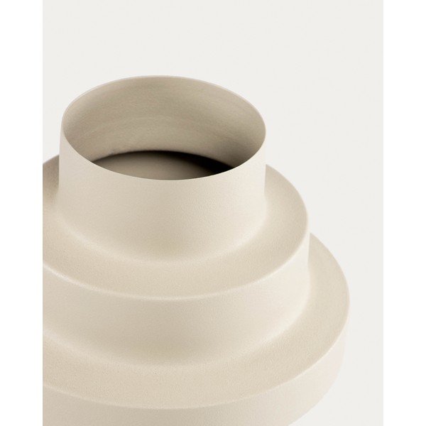 Bézs acél váza (magasság 23 cm) Velia – Kave Home-image-3