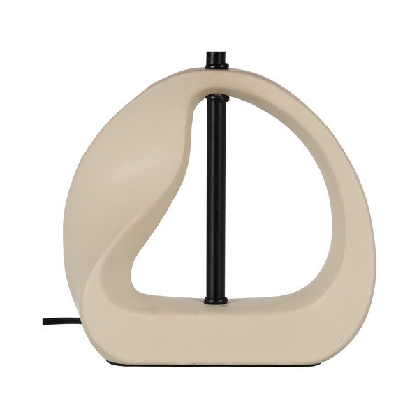 Bézs-natúr színű asztali lámpa rattan búrával (magasság 37,5 cm) – Ixia-image-2