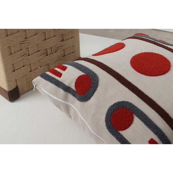 Len párnahuzat 43x43 cm Geometrik – Mioli Decor-image-4