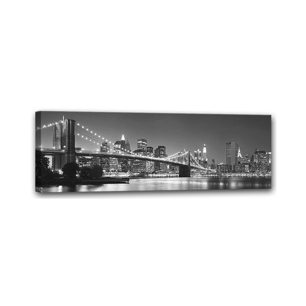 Canvas Bridge fali kép, 45 x 140 cm - Styler