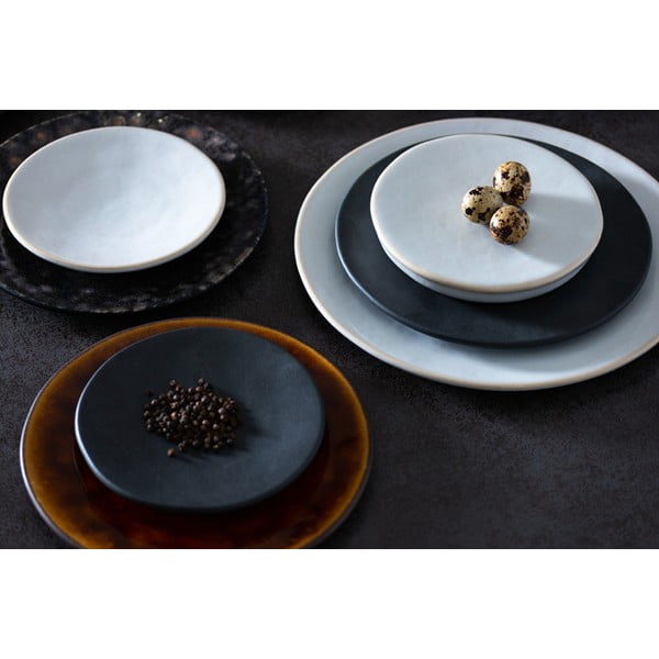 Roda fehér agyagkerámia tálca, ⌀ 28 cm - Costa Nova-image-1