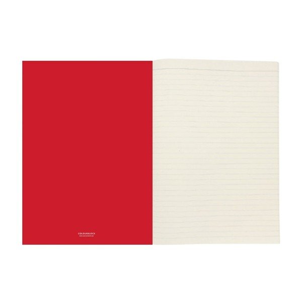 Stripe piros-narancssárga jegyzetfüzet, A4 - GO Stationery-image-1