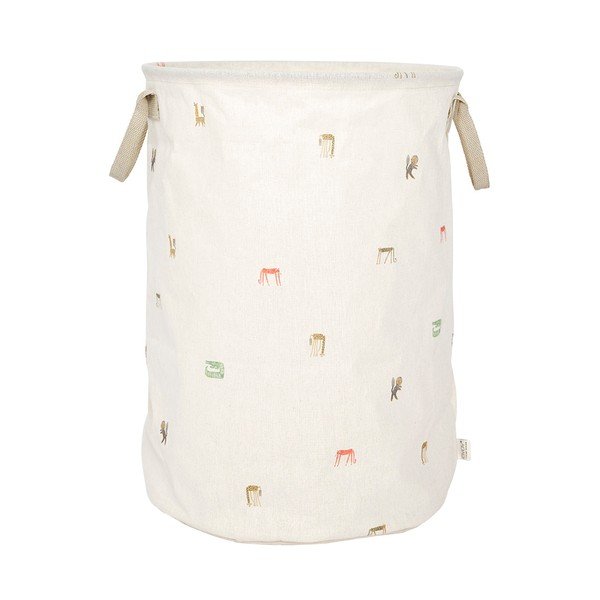 Krémszínű textil játéktároló kosár ø 54x38 cm Moira – OYOY Mini