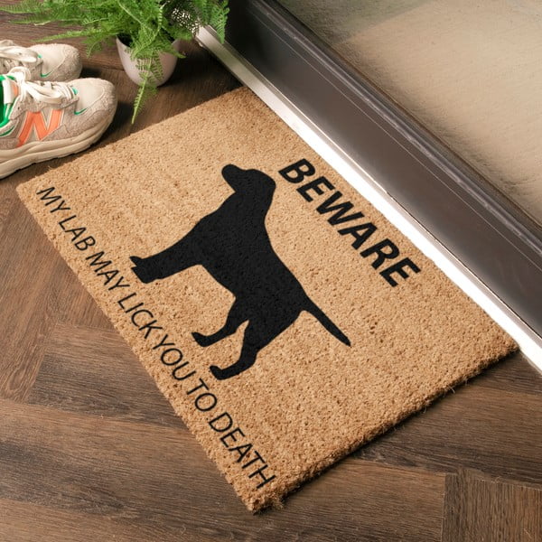 Kókuszrost lábtörlő 40x60 cm Labrador – Artsy Doormats-image-1