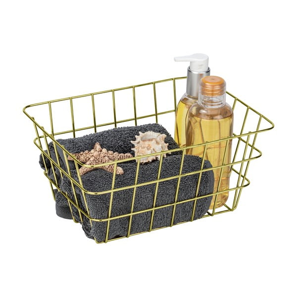 Viana fém aranyszínű tárolókosár - Wenko-image-4