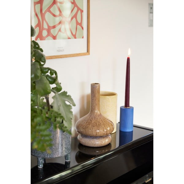 Sand bézs kerámia váza, magasság 24 cm - Hübsch-image-1