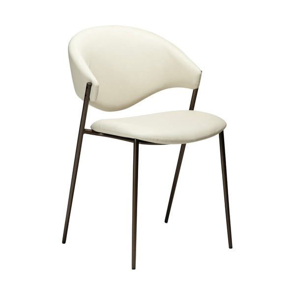Elefántcsont színű bőrutánzat étkezőszék Zone – DAN-FORM Denmark
