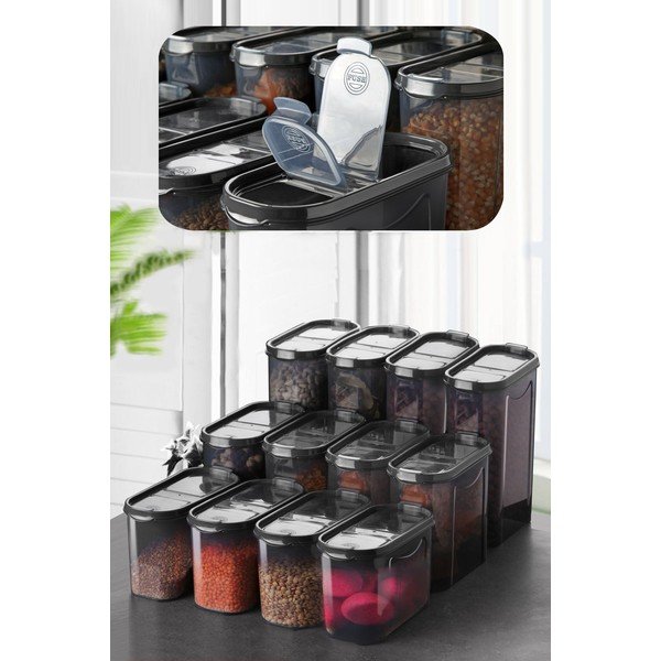 Élelmiszertartó doboz szett 12 db-os – Hermia-image-1