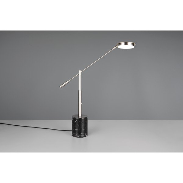 Fekete-ezüstszínű LED asztali lámpa (magasság 65 cm) Fiore – Trio Select-image-2
