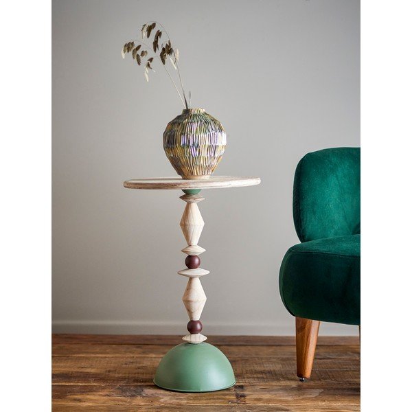 Jegenyefenyő kerek tárolóasztal ø 40 cm Mannelli – Bloomingville-image-1