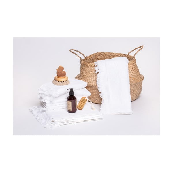 2 db fehér 100% pamut törölköző, 50 x 90 cm - Bonami Selection-image-3