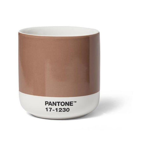 Világosbarna kerámia bögre 175 ml Cortado Mocha Mousse 17-1230 – Pantone