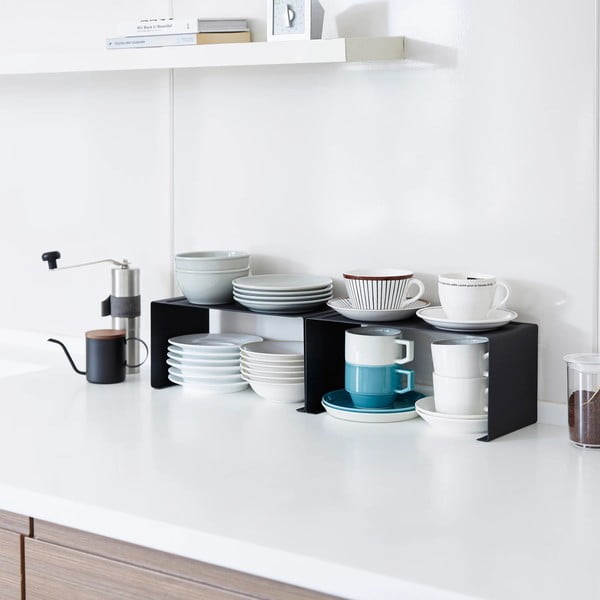 Fekete fém kiegészítő polc 30,5x14 cm Tower – YAMAZAKI-image-3