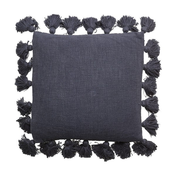 Cushion Mero sötétkék pamut párna, 45 x 45 cm - Bloomingville
