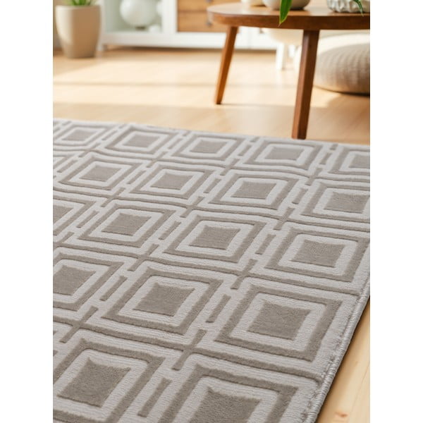 Krémszínű futószőnyeg 80x240 cm Perles Howlite – Elle Decoration-image-1