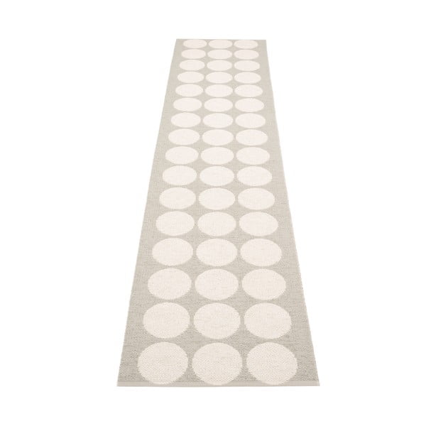 Bézs-krémszínű kültéri-beltéri futószőnyeg 70x320 cm Hugo Linen Vanilla – Pappelina