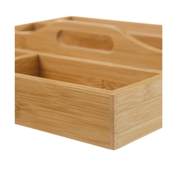Bambusz evőeszköz rendszerező, 31 x 31 cm - Casa Selección-image-2
