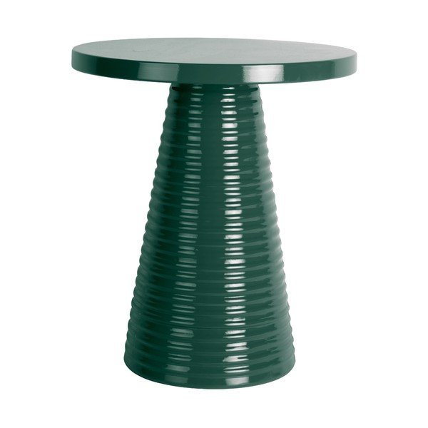 Fém kerek tárolóasztal ø 40 cm Catania Ribbed – Leitmotiv