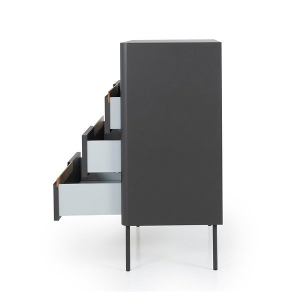 Switch antracitszürke komód, 80 x 102 cm - Tenzo-image-4