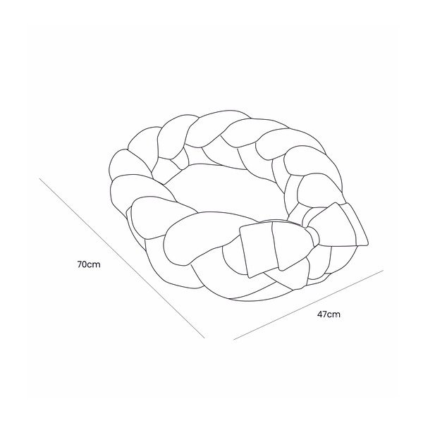 Rózsaszín babafészek 47x70 cm – Meowbaby-image-4