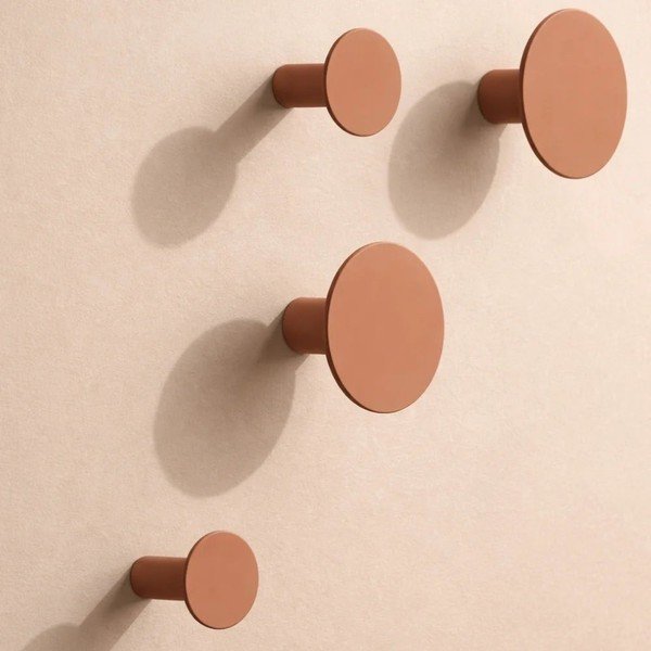 Barna fali akasztó szett 4 db-os Ponto – Blomus-image-1