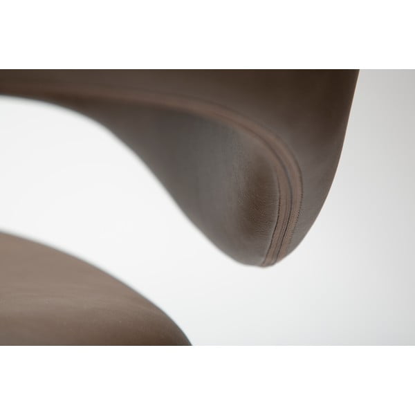 Sötétbarna bőrutánzat étkezőszék Zone – DAN-FORM Denmark-image-4