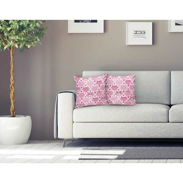Gyerek párnahuzat 43x43 cm Cat – Minimalist Cushion Covers-image-1