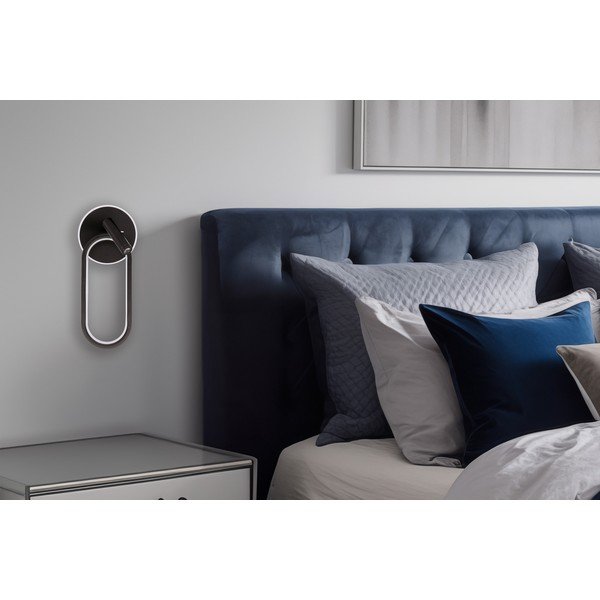 Fekete LED fali lámpa Monet – Candellux Lighting-image-1