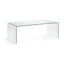Üveg dohányzóasztal 50x110 cm Burano – Kave Home