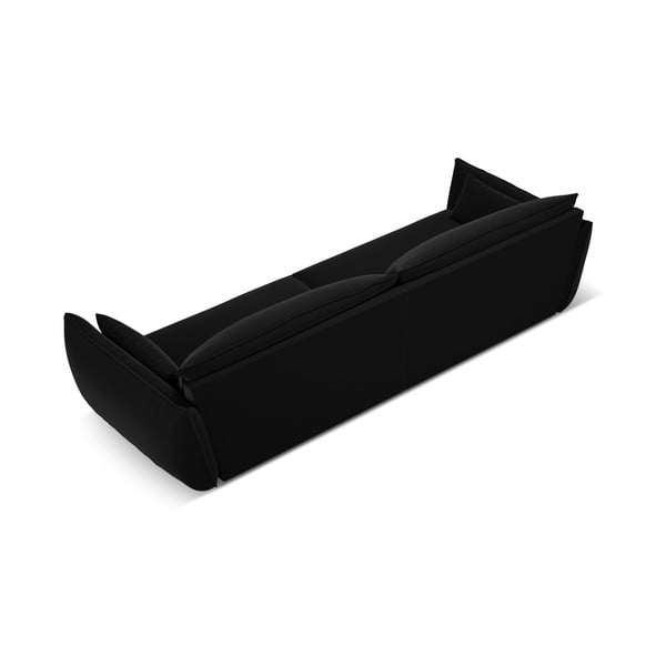 Fekete bársony kanapé 248 cm Vanda – Mazzini Sofas-image-3