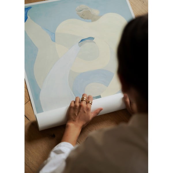 Poszter 70x100 cm Hold You - Blue – Sofia Lind – The Poster Club-image-2