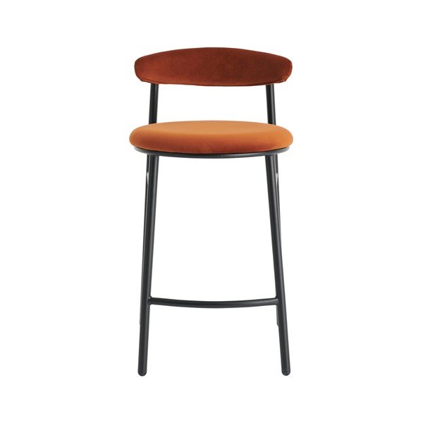 Konyakbarna fém bárszék (ülésmagasság 66 cm) Doggi – Ellos Home-image-3