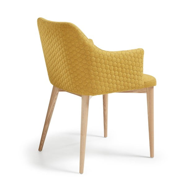 Danai mustársárga étkezőszék - Kave Home-image-3