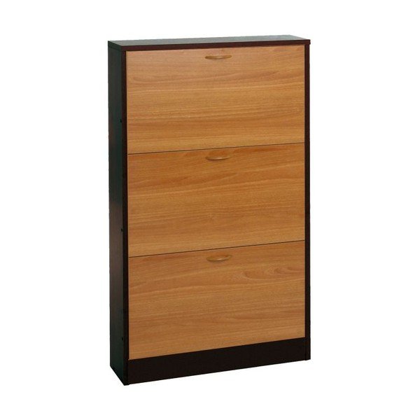 Modern Double cipősszekrény, magassága 116 cm - Valdomo-image-1