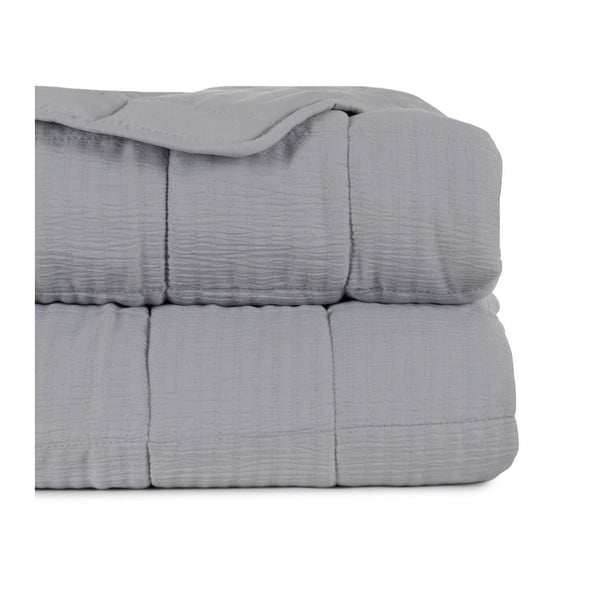Szürke steppelt ágytakaró 180x260 cm – Ixia