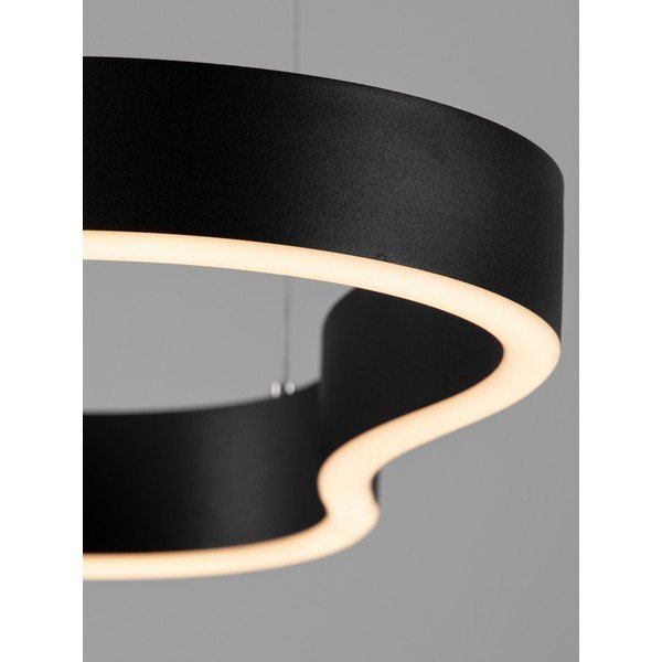 Matt fekete alumínium LED dimmelhető függőlámpa Dussa – Nova Luce-image-2