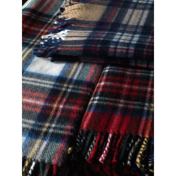 Scott bézs kockás pléd, 140 x 180 cm - Euromant-image-1