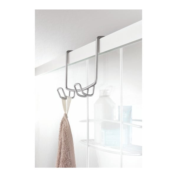 Onda kétszintes fürdőszobai fali polc - Metaltex-image-2