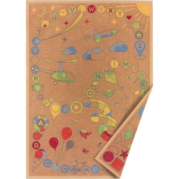 Tähemaa barna kétoldalas gyerekszőnyeg, 160 x 230 cm - Narma-image-1