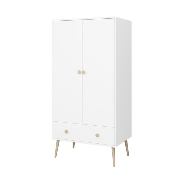 Fehér gyerek ruhásszekrény 80x159,8 cm Gaia - Tvilum-image-3