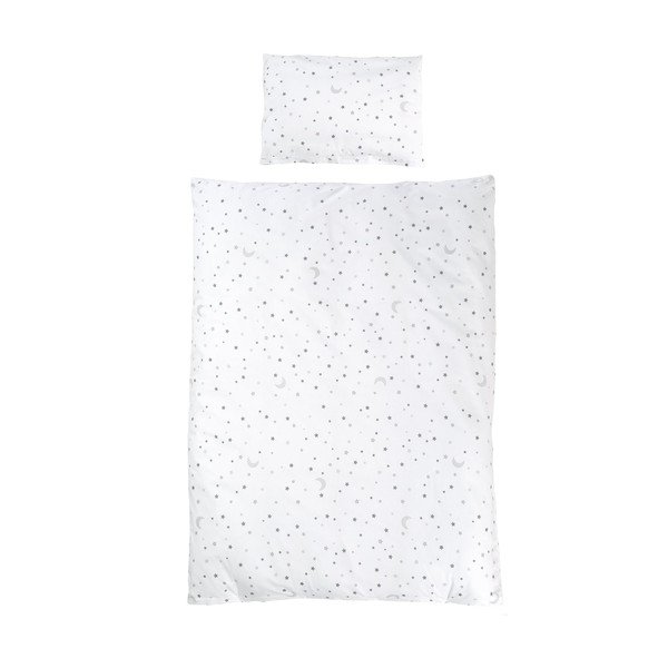 Fehér pamut gyerek ágyneműhuzat babaágyhoz 100x135 cm Sternenzauber – Roba